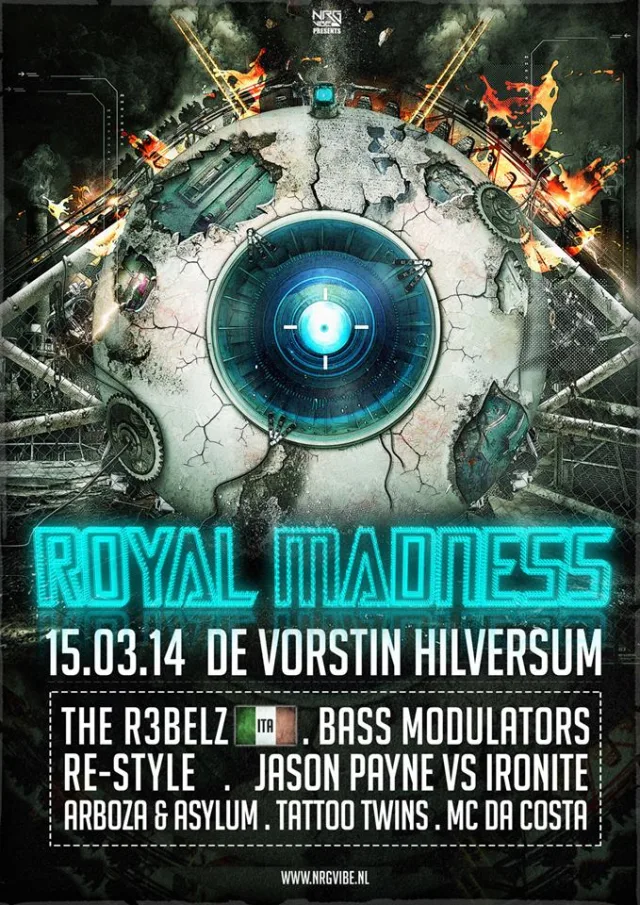 Artwork: Ironite - Royal Madness 15-03-2014 Mini Warm Up Mix