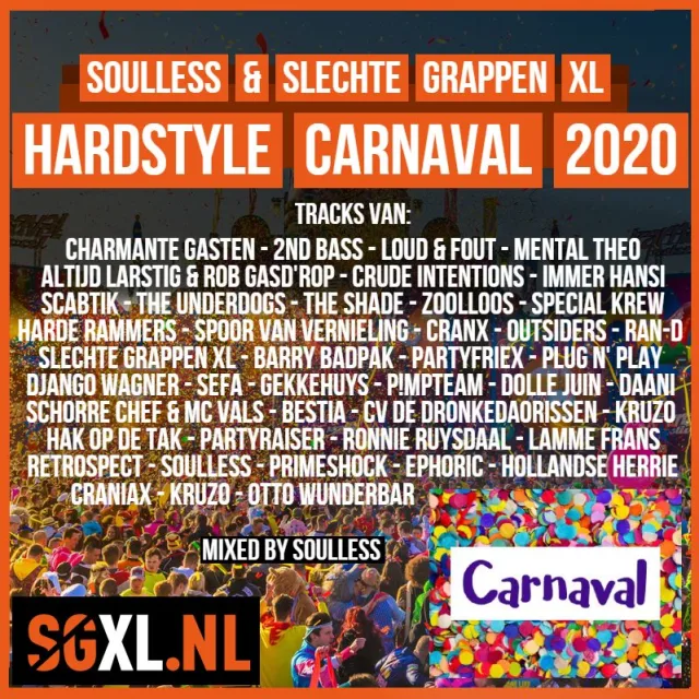 Artwork: Soulless & Slechte Grappen XL @ Carnaval Hardstyle Knaltape 2020 (Karnastyle)