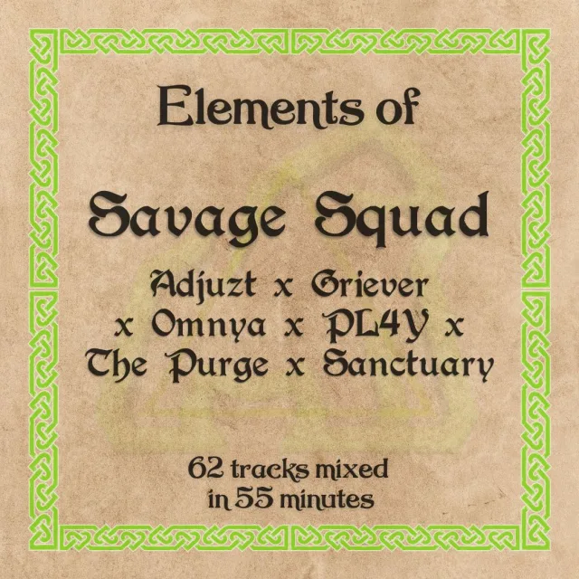 Artwork: Alchemist - Elements Of Savage Squad (Adjuzt x Griever x Omnya x PL4Y x The Purge x Sanctuary)