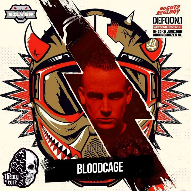 Artwork: Bloodcage @ Defqon.1 2015 Silver