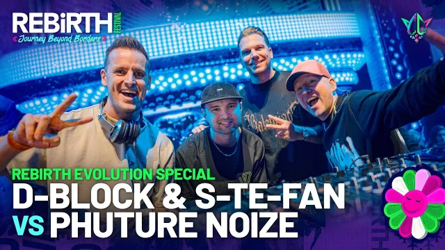 Artwork: D-Block & S-te-Fan vs Phuture Noize @ REBiRTH Festival 2026