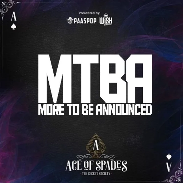 Artwork: MTBA @ The Ace Of Spades 2017