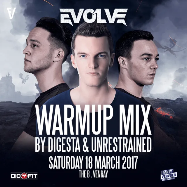 Artwork: Digesta & Unrestrained - Evolve Warmup Mix