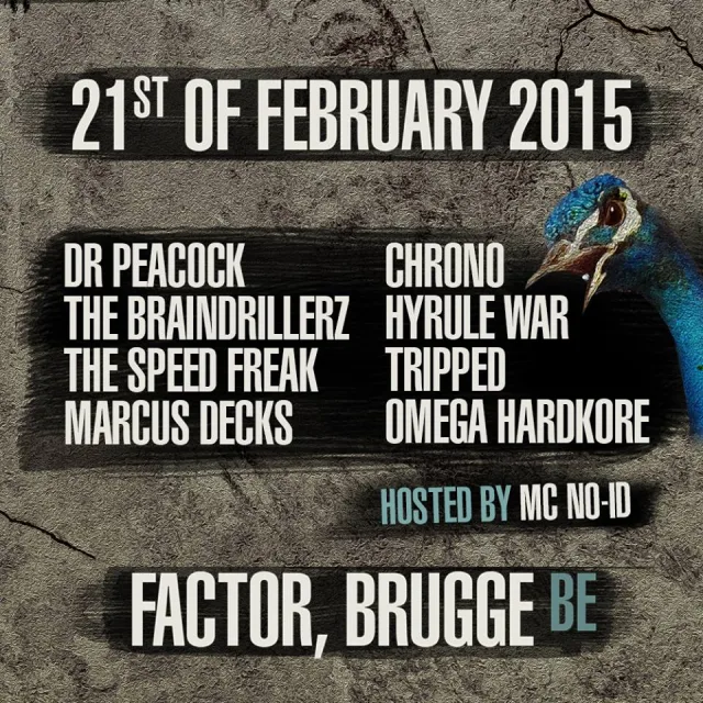 Artwork: Hyrule War @ MuSick Invites - Peacock Records On Tour (Brugge BE)