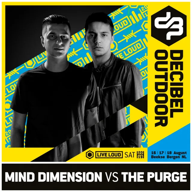 Artwork: Mind Dimension & The Purge @ Decibel 2019 (Raw Hardstyle Outdoor)