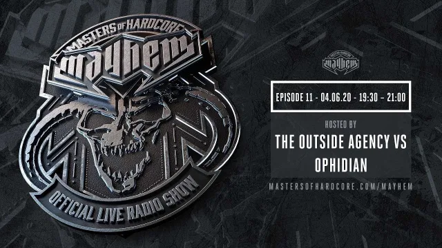 Artwork: Masters of Hardcore Mayhem - The Outside Agency vs. Ophidian