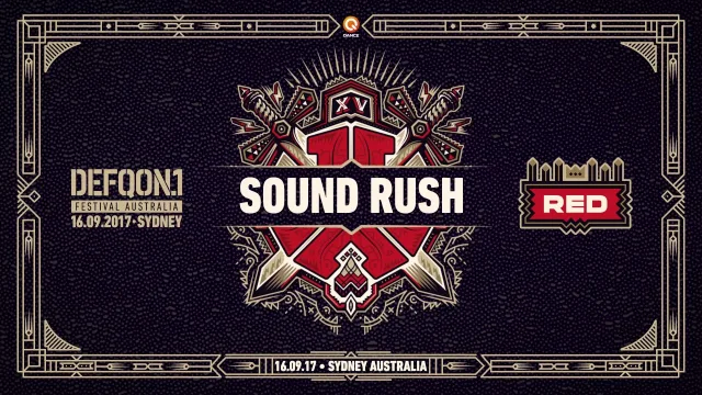 Artwork: Sound Rush - The Colours of Defqon.1 Australia 2017 - RED mix