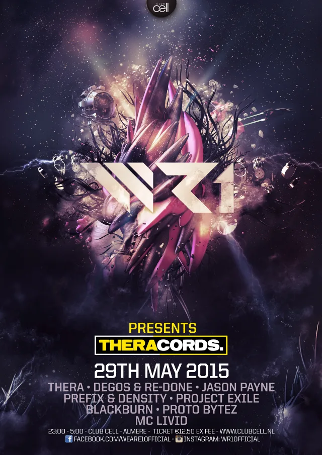 Artwork: DJ Thera - Live Dj Mix for WR1 pres. Theracords