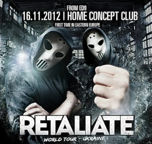 Artwork: Angerfist "Retaliate - Ukraine" Mix