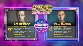 Artwork: EPIQ New Year's Eve - Act of Rage vs Demi Kanon