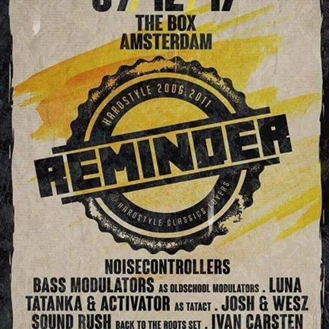 Artwork: Mad II - Reminder Warm-Up Mix