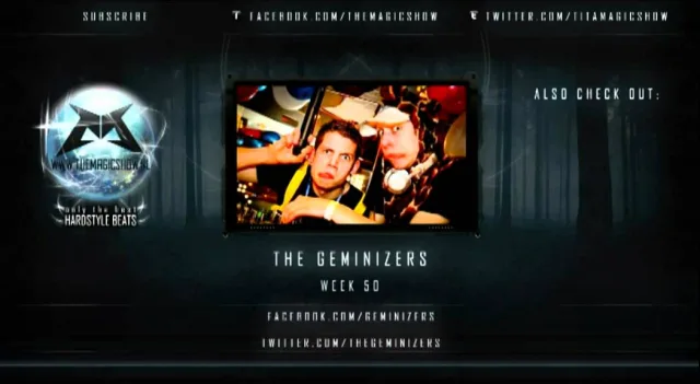 Artwork: Zatox, The Geminizers, Zero Sanity - The Magic Show Podcast #50