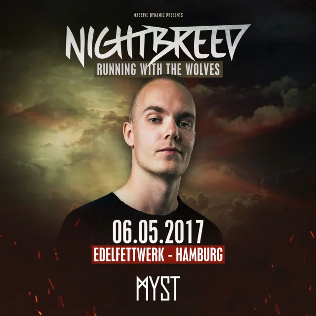 Artwork: Edelfettwerk, Hamburg - MYST promo mix - Nightbreed: Running With The Wolves