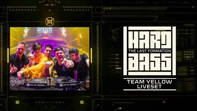Artwork: Frequencerz, Phuture Noize, Sub Zero Project @ HardBass 2019 Team Yellow