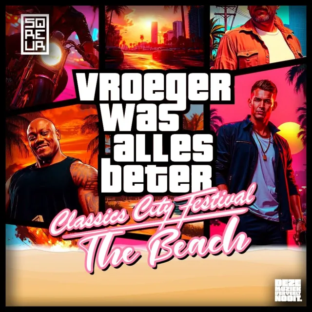 Artwork: HARDSTYLE CLASSICS - VROEGER WAS ALLES BETER - THE BEACH Hypemix - SQREUR WARMUP MIX
