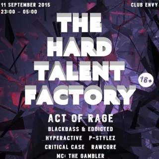 Artwork: P-Stylez - The Hard Talent Factory (11-09-2015 Club Envy, Zoetermeer) Promo Mix