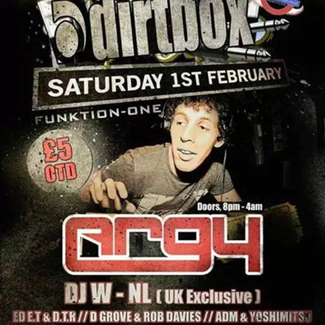 Artwork: DJ W @ DirtBox009 01-02- 2014
