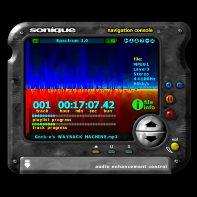 Artwork: Geck-o's WAYBACK MACHINE - hardtrance throwback mixtape