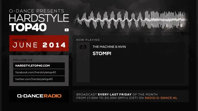 Artwork: Q-Dance - Q-Dance Presents: Hardstyle Top 40 June #2014