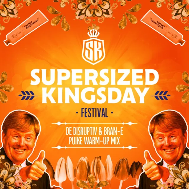 Artwork: Disruptiv & Bran-E - Supersized Kingsday 2025 Warm-Up