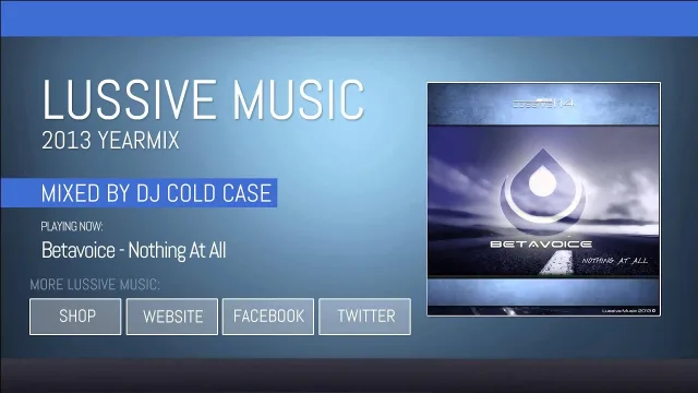 Artwork: DJ Cold Case - Lussive Music - Year Mix 2013