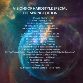 Artwork: The Visions - The Visions presents: Visions Of Hardstyle SPECIAL (SPRING EDITION)