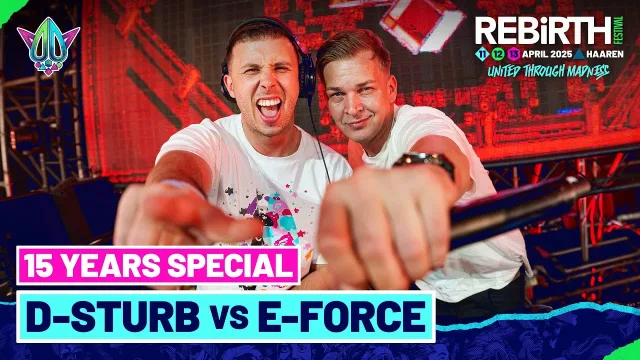 Artwork: D-Sturb vs E-Force @ REBiRTH Festival 2025