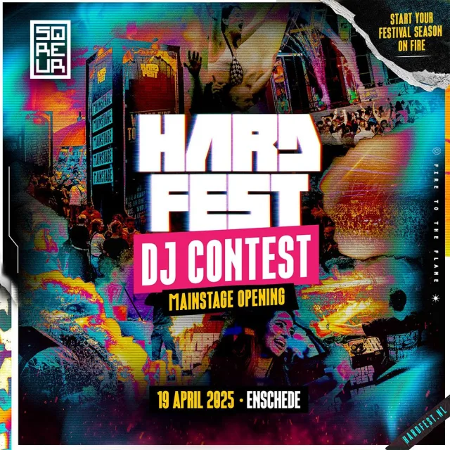 Artwork: SQREUR - HARDFEST - Fire to the Flame 2025 DJ Contest