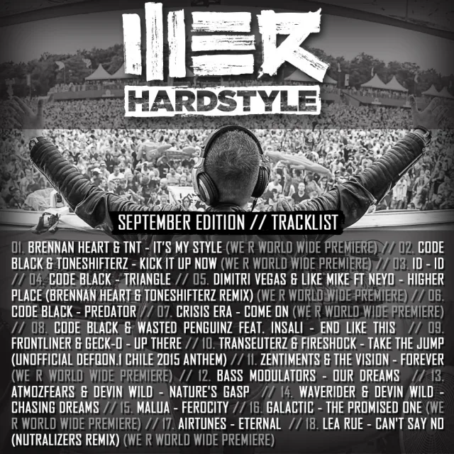 Artwork: Brennan Heart @ Brennan Heart- WE R Hardstyle September 2015