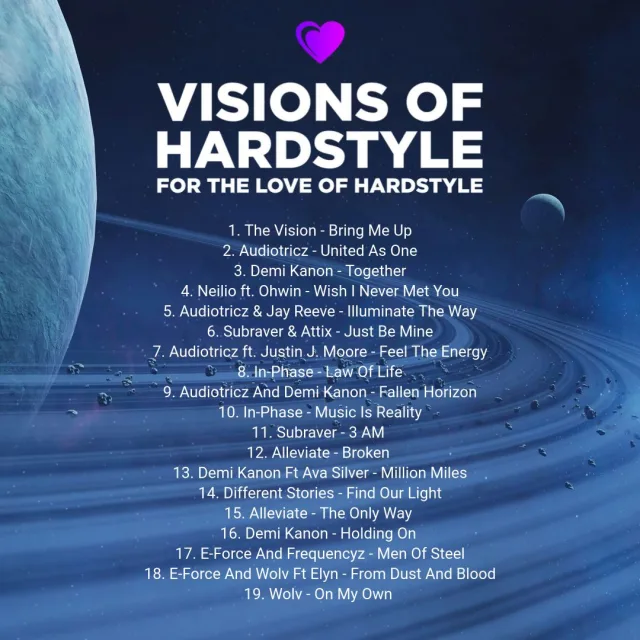 Artwork: ALLEVIATE - VISIONS OF HARDSTYLE SPECIAL