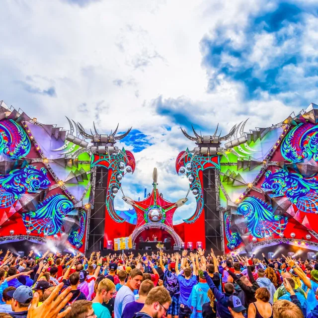 Artwork: Cyber @ Defqon.1 2016 UV