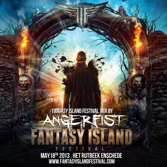 Artwork: Angerfist - "Fantasy Island 2013" Warmup Mix