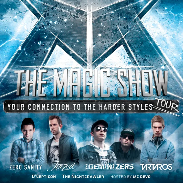 Artwork: D'Cepticon - Promomix The Magic Show on Tour (17.10.2013 // Loft Arnhem)