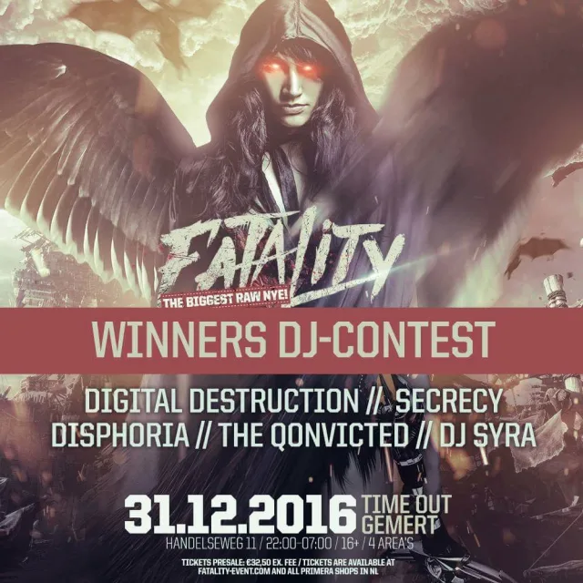 Artwork: Disphoria - Fatality NYE dj contest