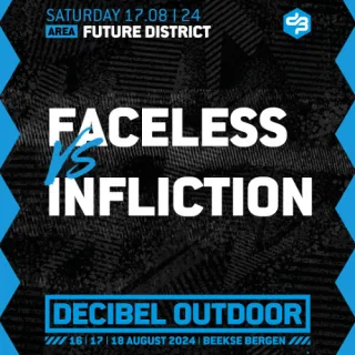 Artwork: Faceless vs Infliction @ Decibel 2024