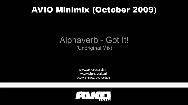 Artwork: Alphaverb & Intractable One @ Minimix Oktober 2009