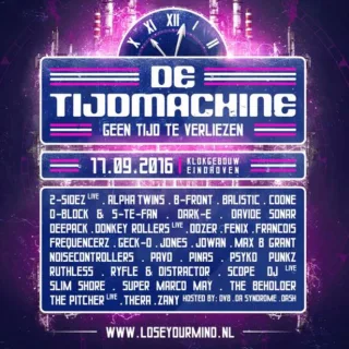 Artwork: Scope DJ @ De Tijdmachine - Geen Tijd Te Verliezen