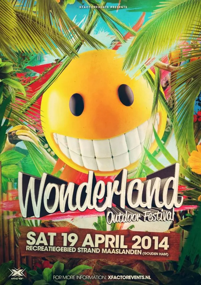 Artwork: Brutal Distortion @ Wonderland Outdoor Festival 2014