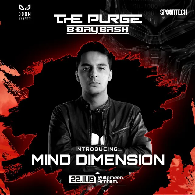 Artwork: Mind Dimension - DOOM | The Purge Bday Bash 2019 WarmUp Mix