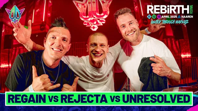 Artwork: Regain vs Rejecta vs Unresolved @ REBiRTH Festival 2025