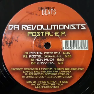 Cover: Da Revolutionists - Postal E.P.