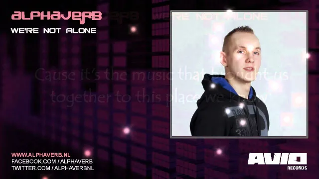 Cover: Alphaverb - We're Not Alone