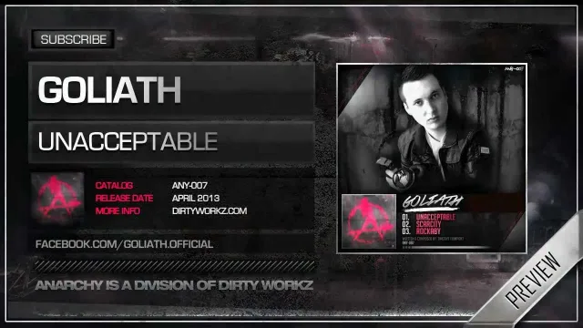 Cover: Goliath - Unacceptable EP