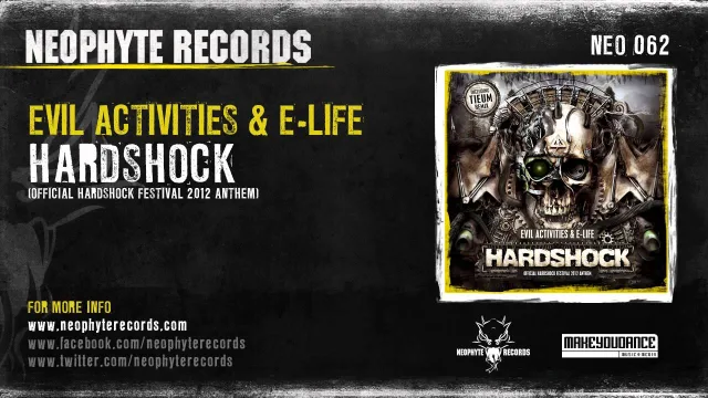 Cover: Evil Activities & E-Life - Hardshock (Official Hardshock Festival 2012 Anthem)