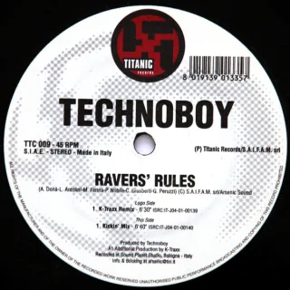 Cover: Technoboy - Ravers' Rules