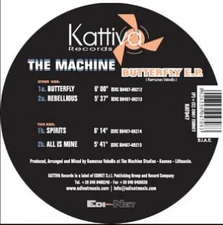 Cover: The Machine - Butterfly E.P.