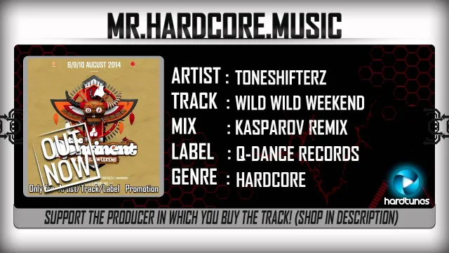 Cover: Toneshifterz - Wild Wild Weekend (Kasparov Remix)