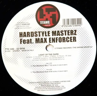 Cover: Hardstyle Masterz & Max Enforcer - Light Of The Dark