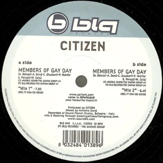 Cover: Citizen - Members Of Gay Day
