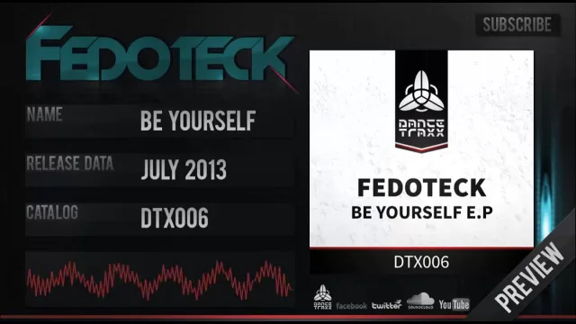 Cover: Fedoteck - Be Yourself E.P